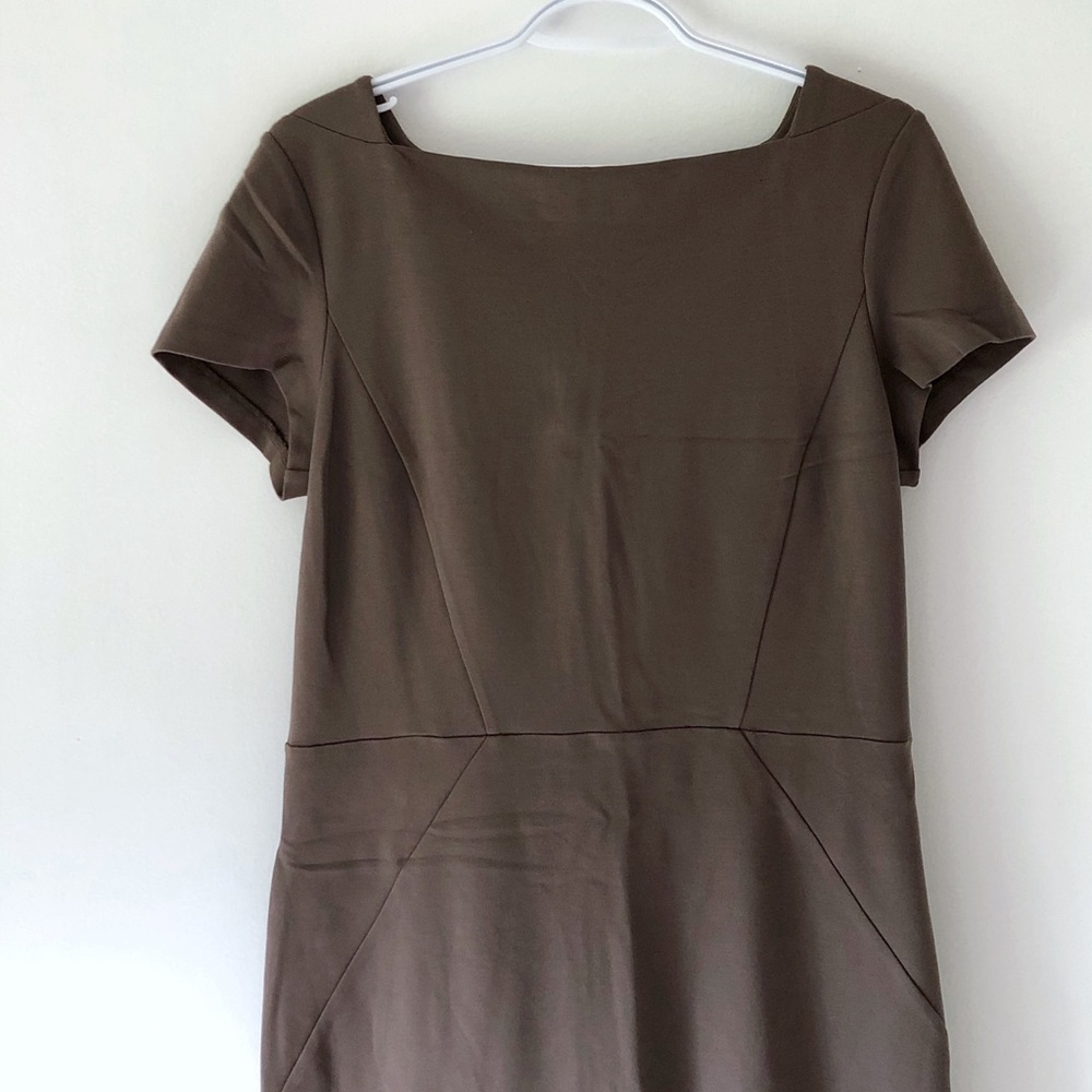 Banana Republic Square Neck Midi Dress